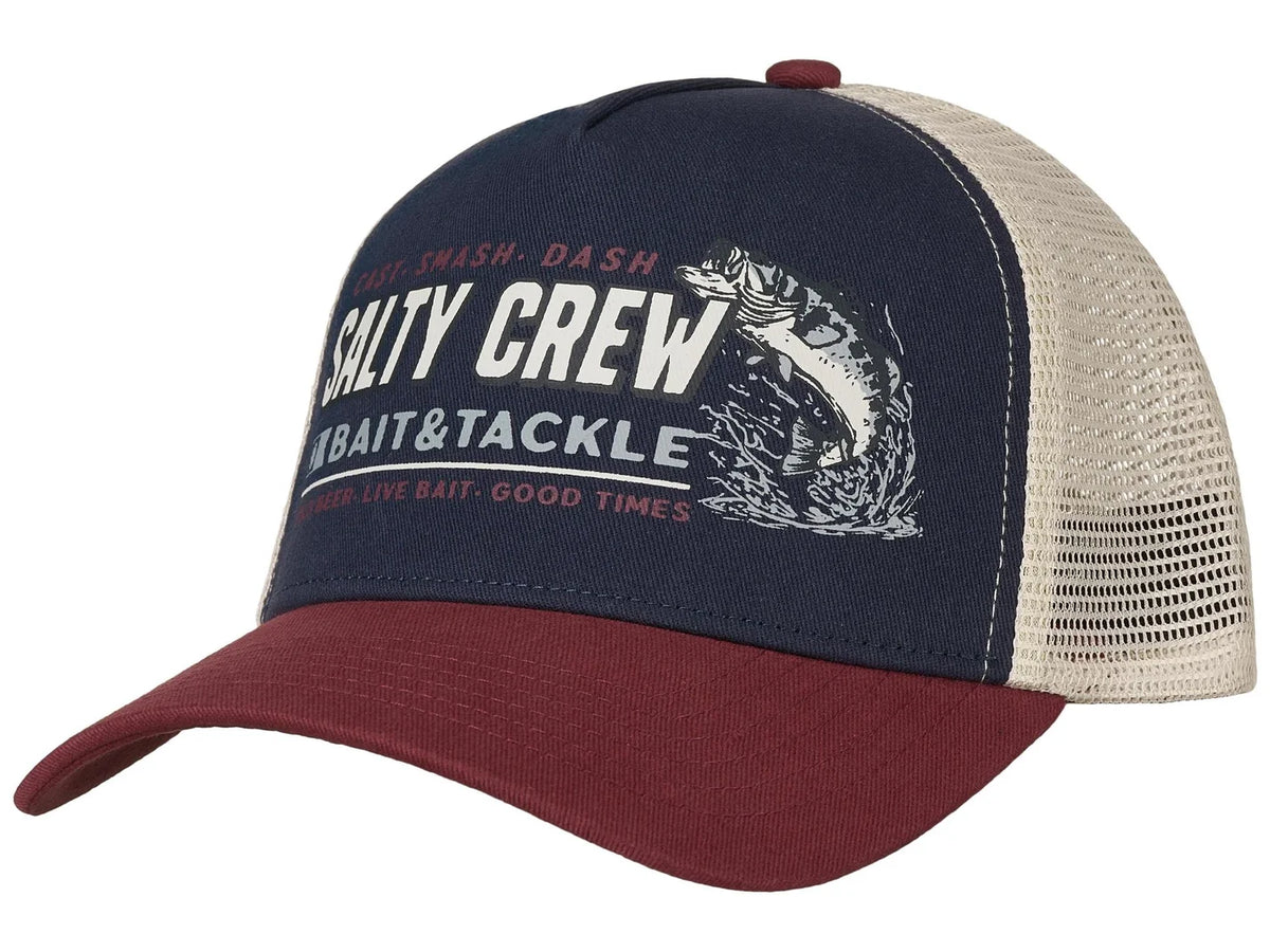 Salty Crew Live Bait Retro Trucker-Navy