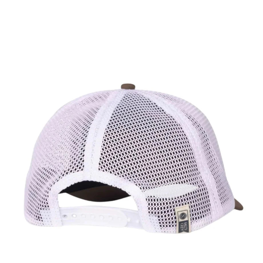 Salty Crew Trucker Cap - Deep Ocean/Brown