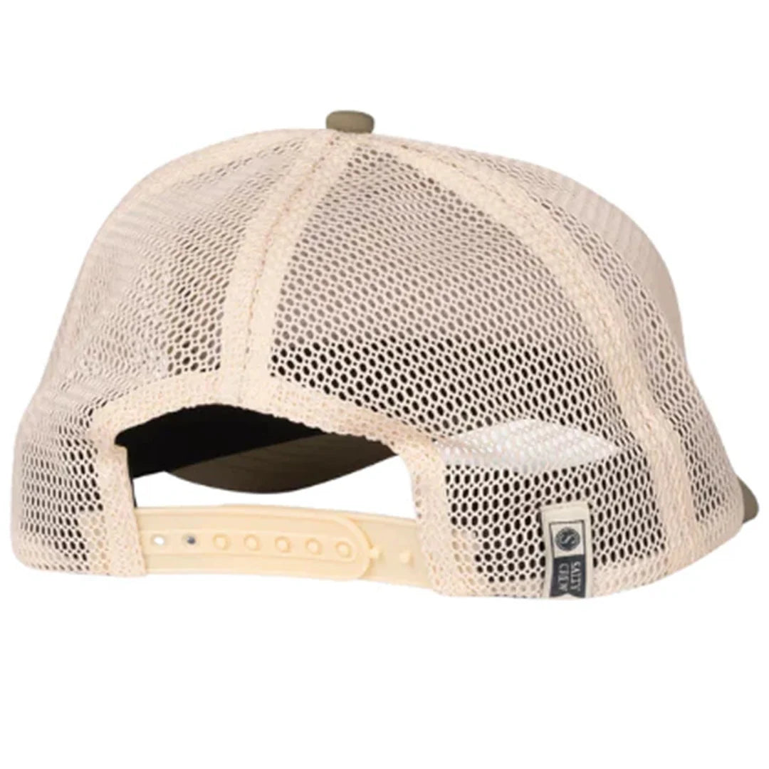 Salty Crew - Stamped Trucker Hat Mens Off White/ Fern